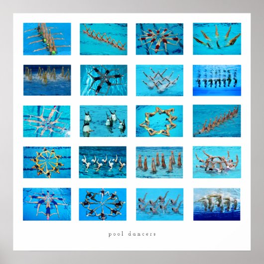 Poster Natation synchronisée (Devant)