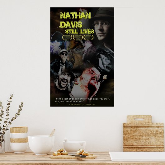 Poster Nathan Davis Vit Encore (Cuisine)