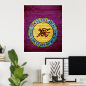 Poster Nation Choctaw de l'Oklahoma (Bureau à domicile)