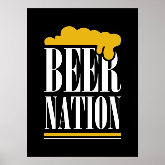 Poster Nation de la bière (Devant)