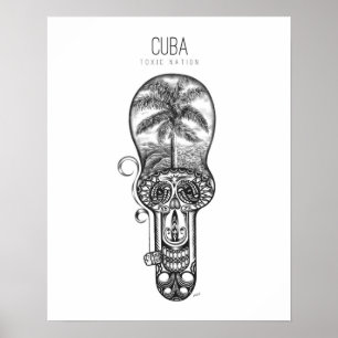Poster Nation toxique de Cuba
