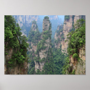Poster Nationaal bospark Zhangjiajie