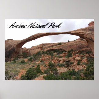 Poster nationaal park Arches
