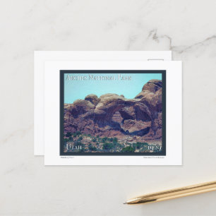 Poster nationaal park Arches Briefkaart