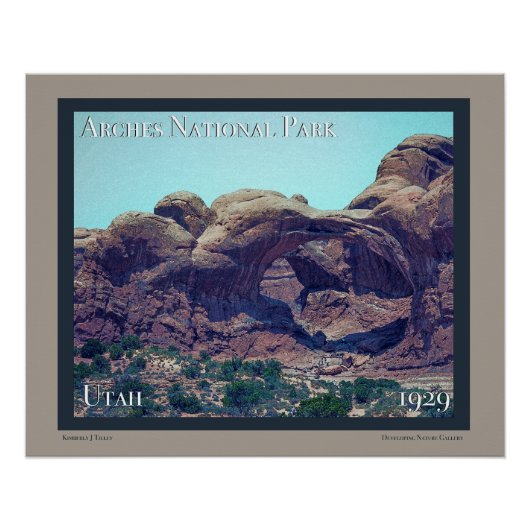 Poster nationaal park Arches Perfect Poster (Voorkant)