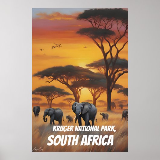 Poster | Nationaal park Kruger | Kunst (Voorkant)