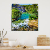 Poster nationaal park Plitvice Lakes (Keuken)