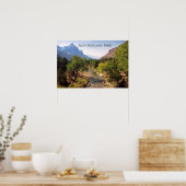 Poster: Nationaal Park Zion, Utah Poster (Keuken)
