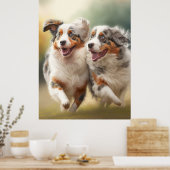 Poster National Australian Shepherd Day, Chien australien (Cuisine)