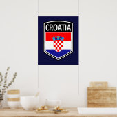 Poster National - Croatie (Cuisine)