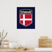 Poster National - Danemark (Cuisine)