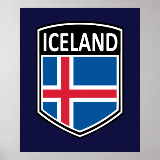 Poster National - Islande (Devant)