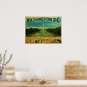 Poster National Mall Washington D.C. (Cuisine)