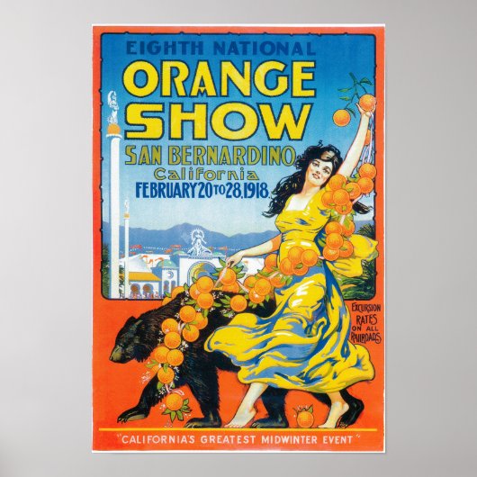 Poster National Orange Show #5 (Devant)