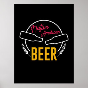 Poster Native American Beer
