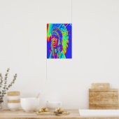Poster Native American Chief Pop Art (Cuisine)