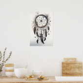 Poster Native American Dreamcatcher Art Imprimer l'affich (Cuisine)