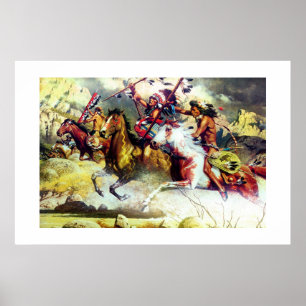 POSTER NATIVE AMERICAN INDIANS - CHEYENNE