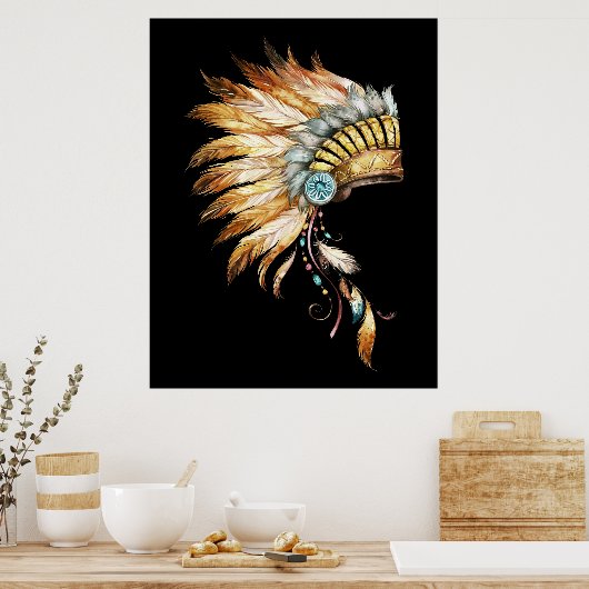 Poster Native American Print 1 (Cuisine)