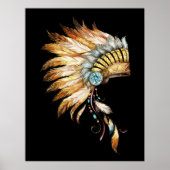 Poster Native American Print 1 (Devant)