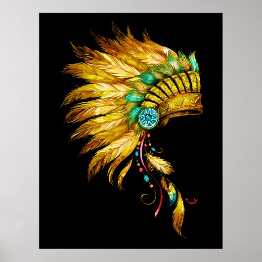 Poster Native American Print 4 (Devant)