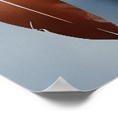 Poster Native American Woman Portrait Feather Headdress (Coin)