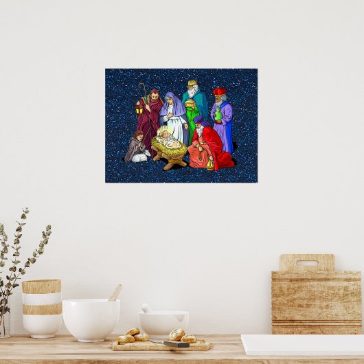Poster nativité (Cuisine)