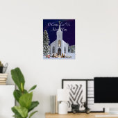 Poster Nativité à l'église (Bureau à domicile)