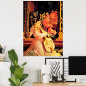 POSTER NATIVITÉ, ANGES DE LA MUSIQUE - MAGIE DE NOËL (Bureau à domicile)