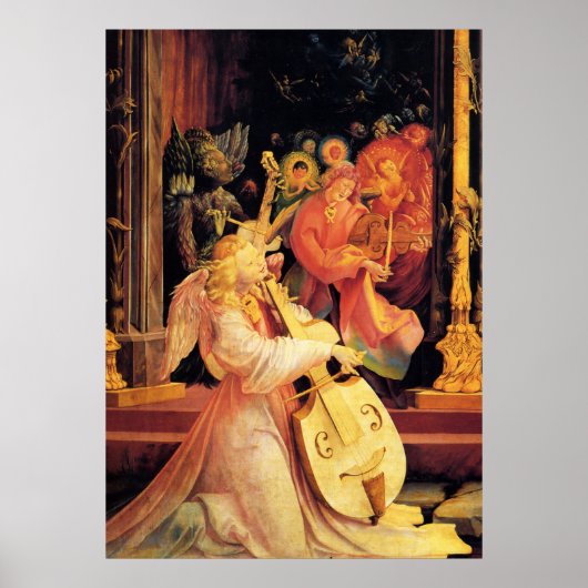 POSTER NATIVITÉ, ANGES DE LA MUSIQUE - MAGIE DE NOËL (Devant)