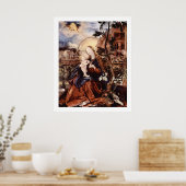 POSTER NATIVITÉ AVEC DES LILLES BLANCHES - MAGIE DE NOËL (Cuisine)