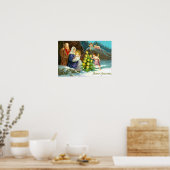 Poster Nativité dans la neige (Cuisine)