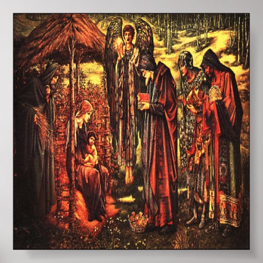 Poster Nativité de Noël (Devant)