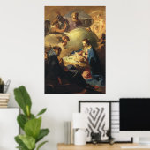 Poster Nativité de Noël Imprimer par G. Battista (Bureau à domicile)