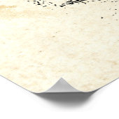 Poster Nativité de Noël Vierge et Enfant Vierge Marie (Coin)