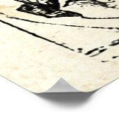 Poster Nativité de Noël Vierge et Enfant Vierge Marie (Coin)