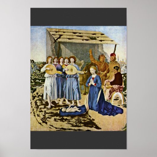 Poster Nativité De Piero Della Francesca (Meilleure Quali (Devant)