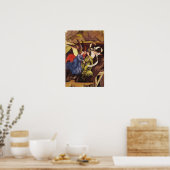 Poster Nativité, détail de trois anges, c.1425 (Cuisine)