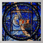 Poster Nativité du style Verre Trait (Devant)