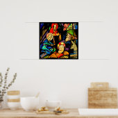 Poster Nativité du style Verre Trait (Cuisine)