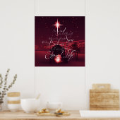 Poster Nativité Jean 3:16 (Cuisine)