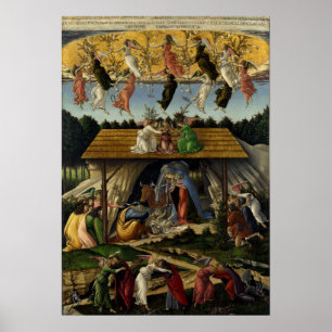 Poster Nativité mystique par Sandro Botticelli