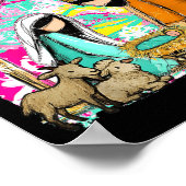 Poster Nativity Scene Oh Come Let Us Adore Him Christmas (Coin)