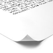 Poster N'attendez pas la citation en direct de A. W. Doys (Coin)