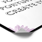 Poster N'attendez pas l'occasion. Créer, devis (Coin)