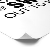 Poster N'attendez pas que votre navire arrive en devis (Coin)