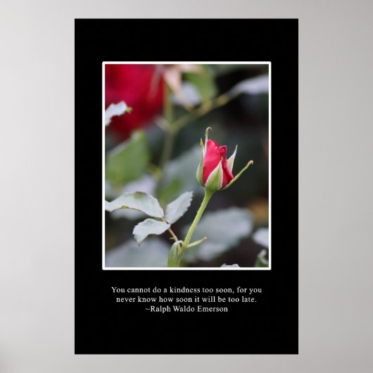 Poster N'attendez pas trop longtemps pour faire bonté (Devant)