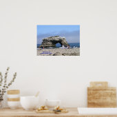 Poster Natural Bridges Beach Imprimer - Sélectionnez votr (Cuisine)