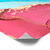 Poster Natural luxury abstract fluide art painting in alc (Coin)