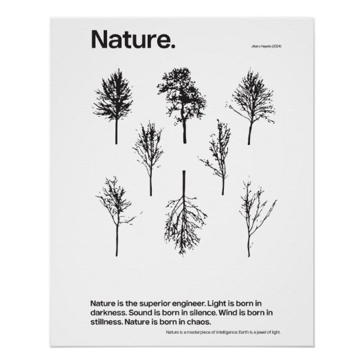 Poster Nature (Devant)